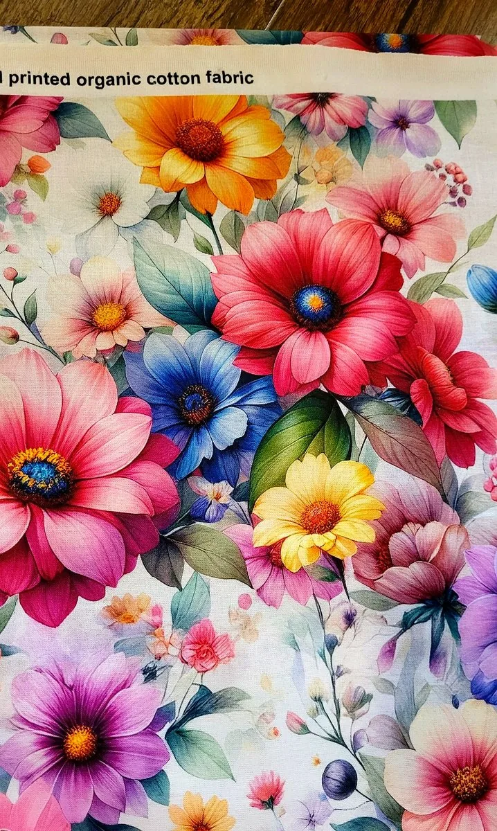 Lenjerie flori colorate