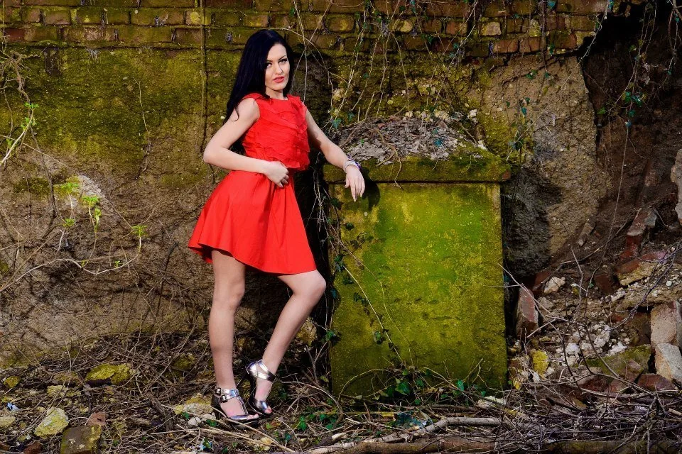 Rochie roșie Lucia Fashion
